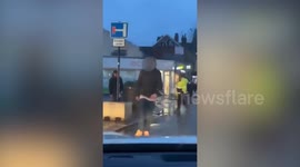 Man arrested after taxi driver in his 80s is viciously attacked by passenger