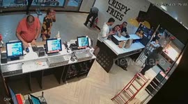 Fight erupts at McDonald's outlet in Brazil
