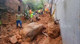 Rescue teams search for seven residents trapped in Cyclone Fengal landslide