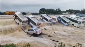 Tamil Nadu Floods: Buses Submerged, Cars Swept Away As Cyclone Fengal Wreaks Havoc In Uthangarai