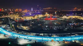 China: 26th Harbin Ice and Snow World Construction