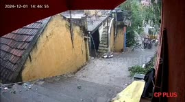 CCTV shows landslide gushing through homes during Cyclone Fengal in India