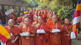 19th International Tripitaka Suttapath Festival begins, thousands of Buddhist monks and devotees from 37 countries participate in Bodhgaya,Northern India