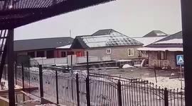 Terrifying gas blast turns home to rubble