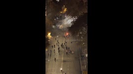Protests in Tbilisi over EU bid suspension escalate with teargas and fireworks