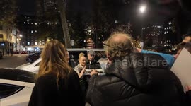 Hollywood stars Lily-Rose Depp, Bill Skarsgård, Nicholas Hoult and Willem Dafoe  arrive at a screening of the remake of the film  Nosferatu