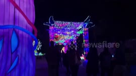 Lantern festival shines in southern Spain