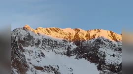 US: Avalanche Drill Shakes Mountains in Utah's Cottonwood Canyons