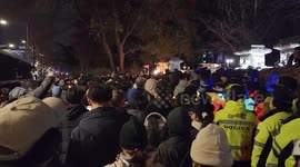 South Korea: People Gather Outside National Assembly Demanding President Yoon’s Resignation