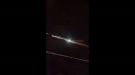Stunned residents watch China's rocket debris streaming across sky in the Philippines