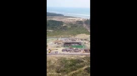 A look at construction of China's 1st commercial space launch site