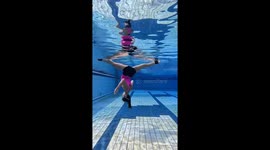 The Underwater Splits Challenge by Silvia Solymosyová Goes Viral - But It's Nearly Impossible to Replicate