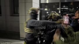 South Korea: Police Clash With Protesters At National Assembly