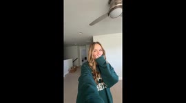 cat exploring the highest window perch in the house and owner is so nervous about his new spot.