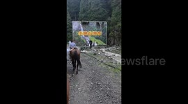 Chinese tourist hotspot sparks controversy with fake curtain waterfall