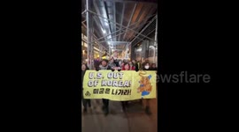 US: New Yorkers march in solidarity with South Korean people, demanding Yun Suk Yool resign