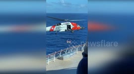 Coast Guard chopper rescues stricken cruise ship passenger