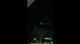 Asteroid debris spotted in the sky over Tacloban, Philippines