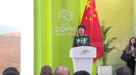 Saudi Arabia: China Pavilion holds side event at UN conference on desertification control