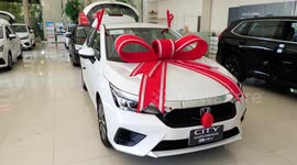 Car dealership in Thailand decorates cars for Christmas promotion