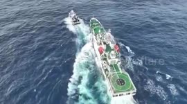 Chinese Coast Guard ship rams Philippine Coast Guard vessel in South China Sea