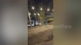 String lights shake as magnitude 5.7 earthquake rattles the Philippines