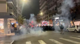 Greece: Tear gas and dozen arrested amid riots marking anniversary of police shooting 15-year-old