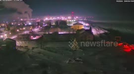 Asteroid streaks across sky in brilliant flash as it falls towards Earth