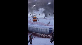 Experiencing skiing at lake resort in China's Jilin