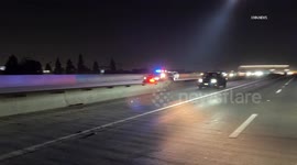 US, Los Angeles: Vermont Slauson Wrong Way Driver Caught On Camera
