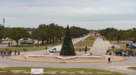US: JBSA-Randolph Shines Bright at Annual Holiday Tree Lighting