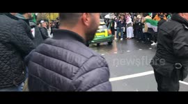 Syrian opposition rally outside the Russian embassy in London -7 Dec 2024-N-5