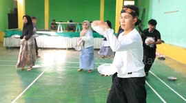 horror, traditional dance, plate dancing on broken glass
