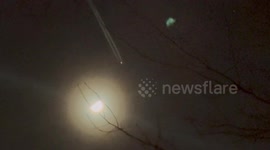 UFOs With Trails Flying Over Bergen County, New Jersey at Night on December 8th 2024