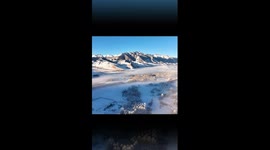 Winter fairyland in NW China's Qinghai