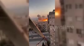 Syria: Israeli airstrike targeted the Mazza area in the Syrian capital, Damascus