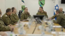 Israel: The Chief of the General Staff, LTG Herzi Halevi, conducted a situational assessment and  approval process for defensive and offensive plans in the 210th Division