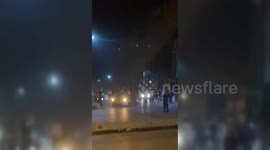 Syria: Syrian celebrate the defeat of the Assad Forces in Homs Center
