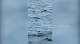 Swedish tourist who jumped off ferry to retrieve bag rescued
