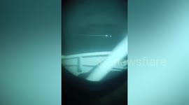 Chinese vessel points laser at Filipino fisheries department boat