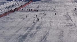 China: Tourists Play at A Ski Resort in Hami