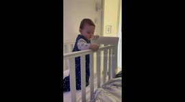 Baby Sticks Middle Finger Up At Sleep Suggestion