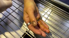 Firemen remove ring stuck on housewife's finger