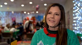 US: Florida Panthers Surprise Young Cancer Patients at Annual Holiday Celebration