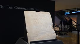 US: Sotheby's New York Ten Commandments Tablet Auciton Press Preview