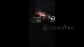 UK: Large Fire Breaks Out At Manor Social Club In Sheffield