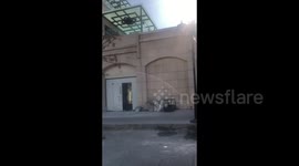 On site in Damascus: Shops closed, gunshots heard