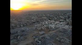 The Israeli army document their blow-up of a residential block in Rafah, southern Gaza