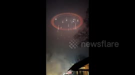 Tears of the Gate of Heaven Drone and Fireworks Show Honors Late Mother in Hunan