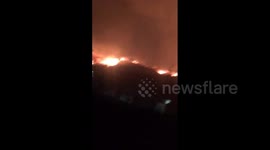 US: Franklin Fire Spreads Rapidly In Malibu, California 2